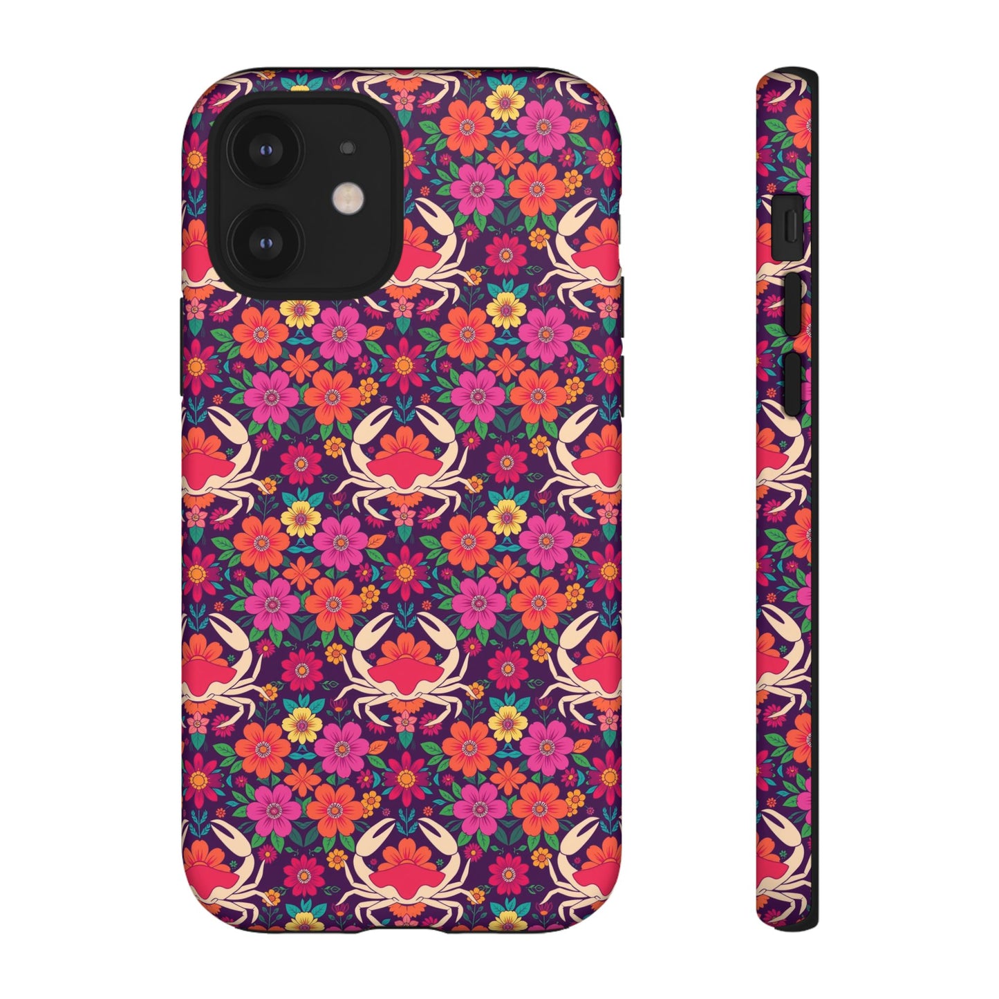 Tough Cases, Cancer, Zodiac v1, Flower Pattern