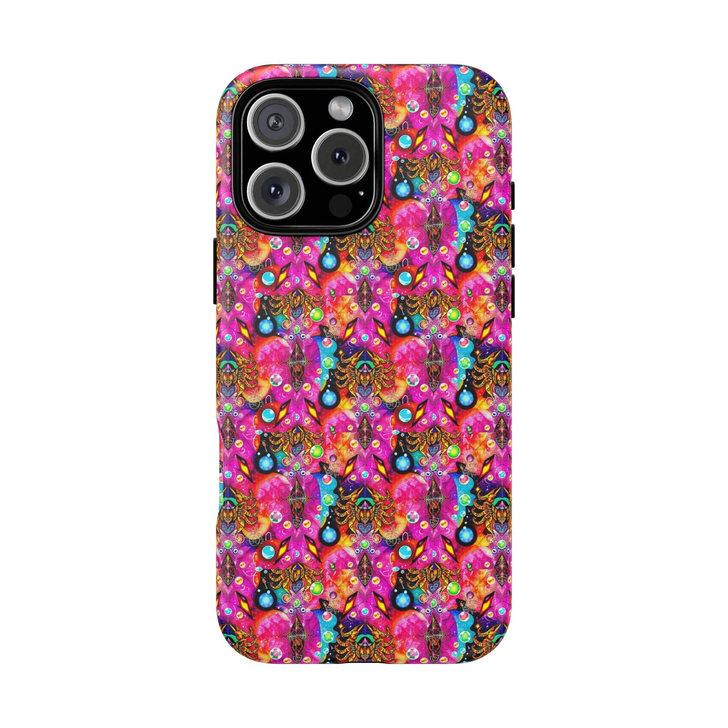 Tough Cases, Scorpio, Zodiac v1, Bubble Pattern