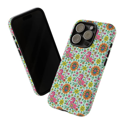 Tough Cases, Aquarius, Zodiac, Flower Pattern