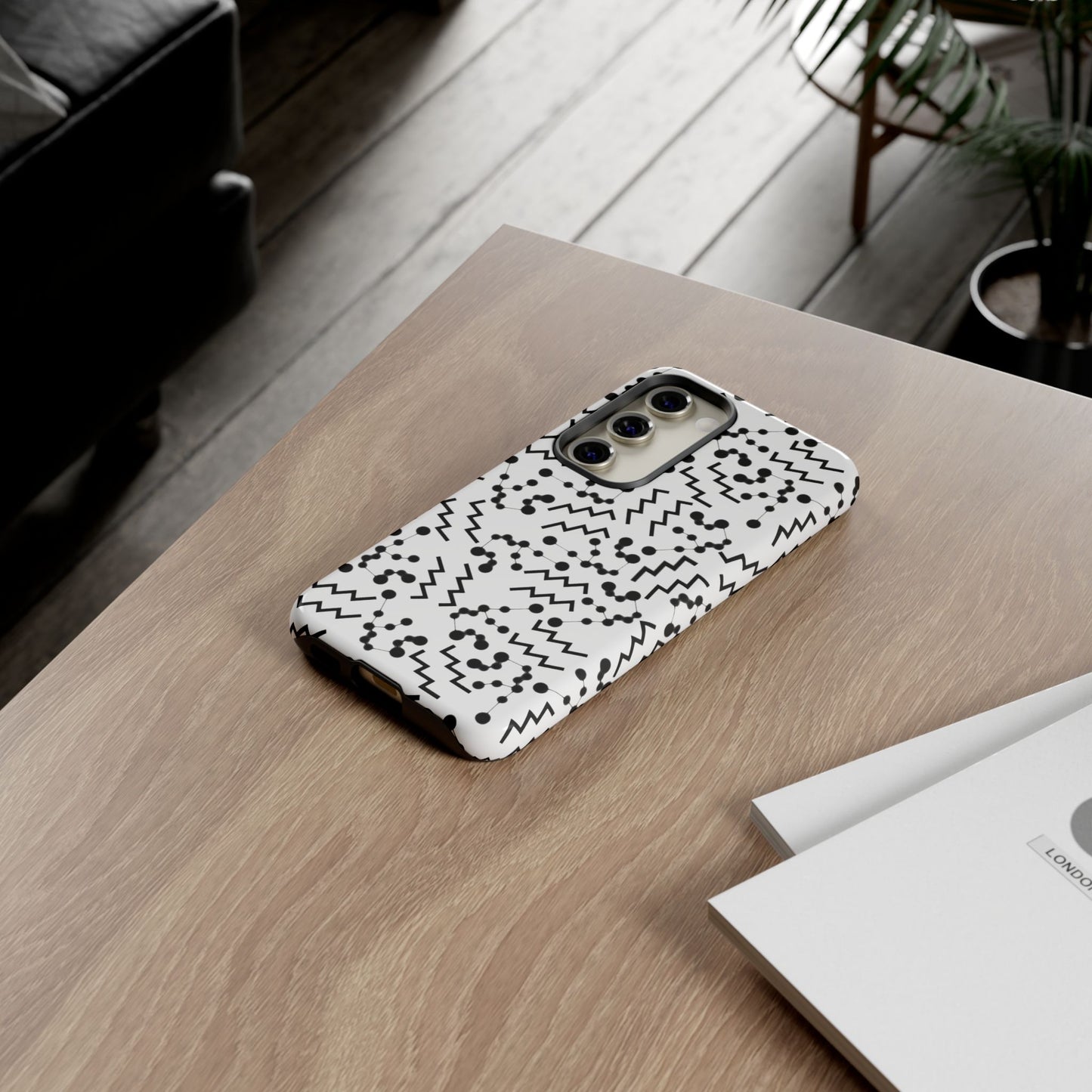 Tough Cases with the Aquarius Zodiac sign for iPhone, Samsung Galaxy, and Google Pixel devices