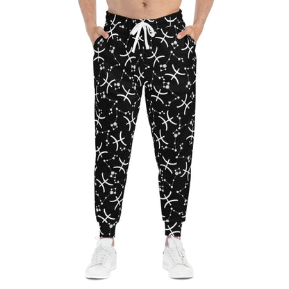 Athletic Joggers Pisces Zodiac sign (AOP)