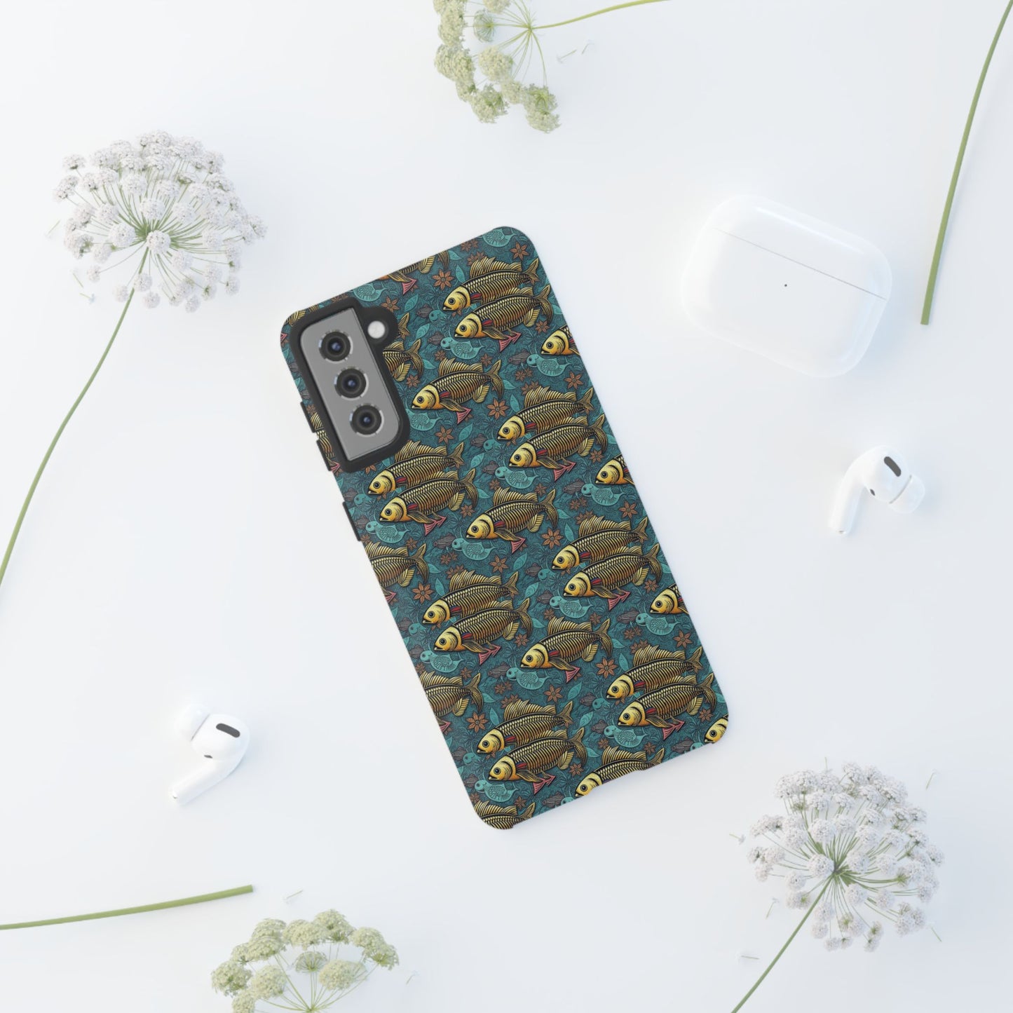 Tough Cases, Pisces, Zodiac v1, Metal Pattern