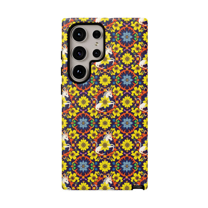 Tough Cases, Aquarius, Zodiac v3, Flower Pattern