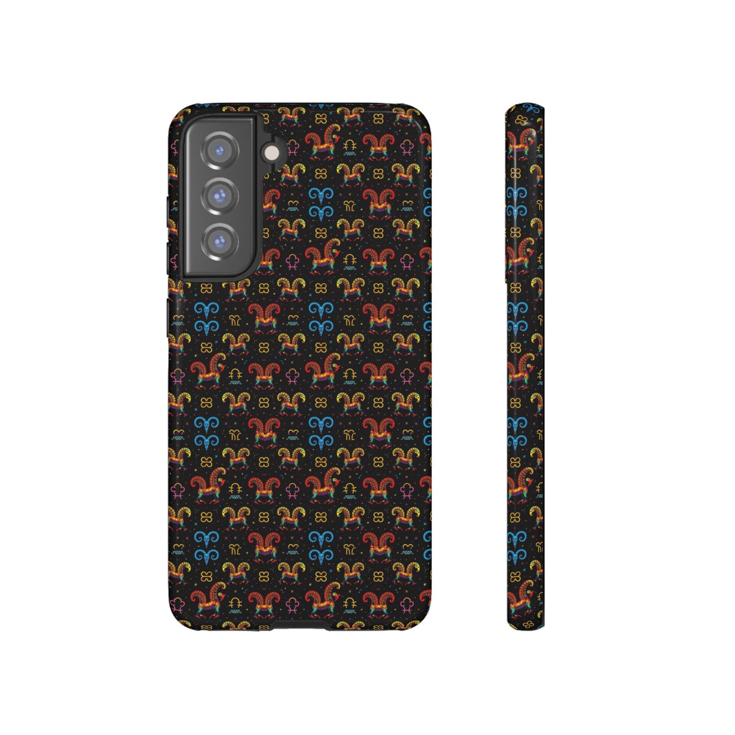 Tough Cases, Aries, Zodiac v1, Metal Pattern