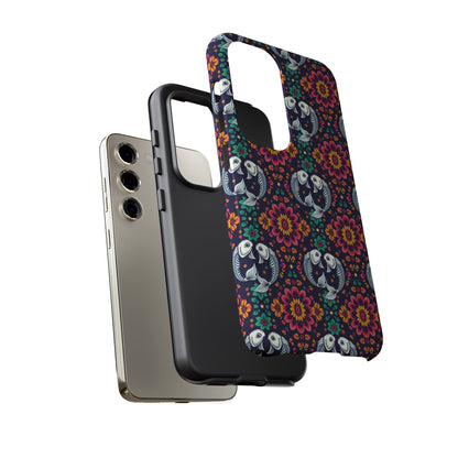 Tough Cases, Pisces, Zodiac v4, Flower Pattern