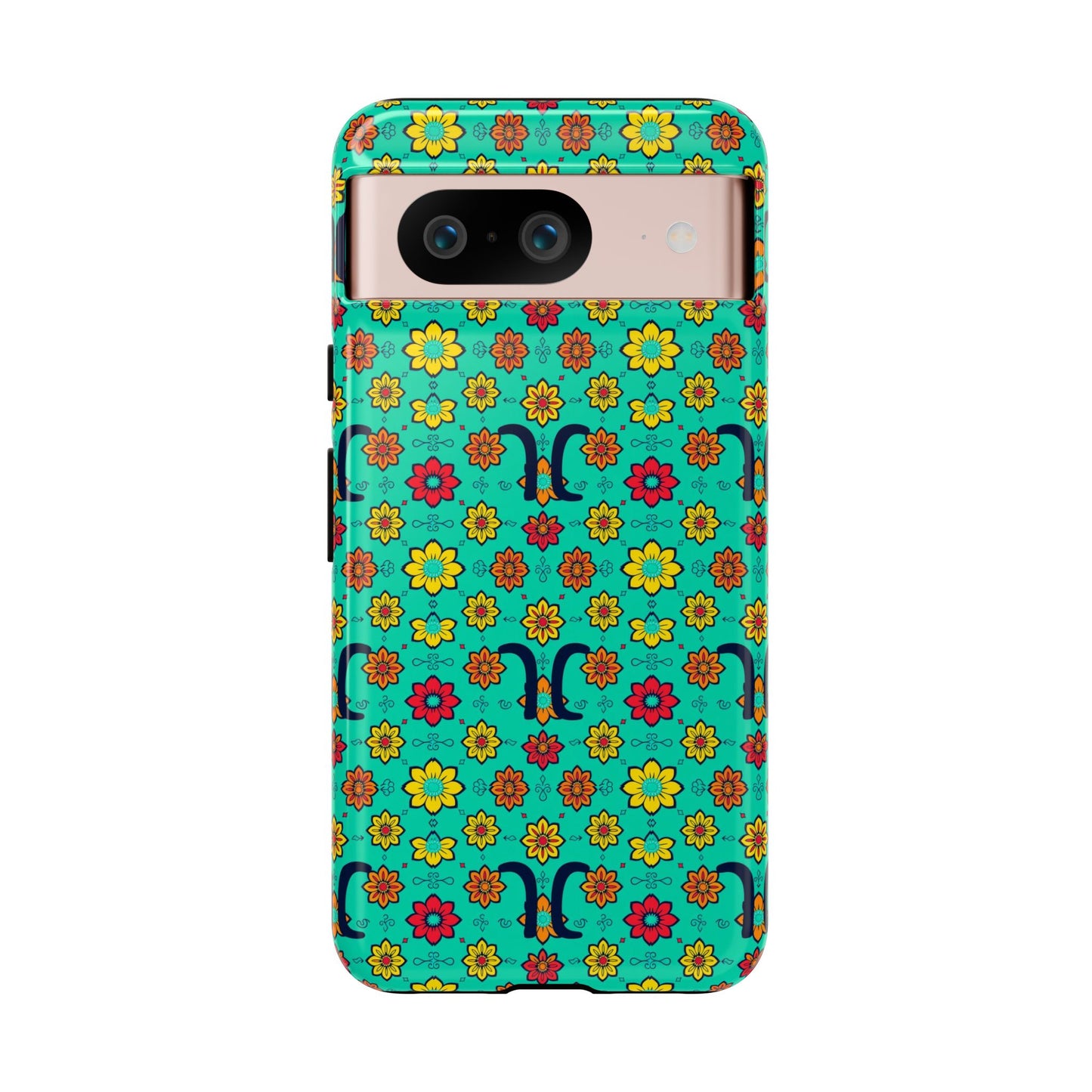 Tough Cases, Aquarius, Zodiac v2, Flower Pattern