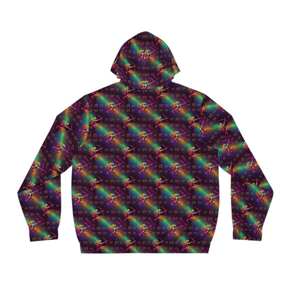 Full-Zip Hoodie (AOP), Sagittarius, Zodiac v3, Pattern