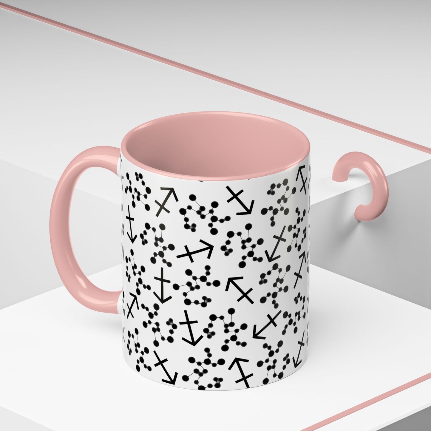 Accent Coffee Mug with the Sagittarius sign (11, 15oz)