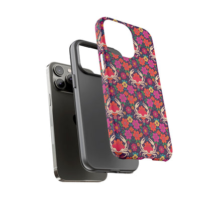 Tough Cases, Cancer, Zodiac v1, Flower Pattern
