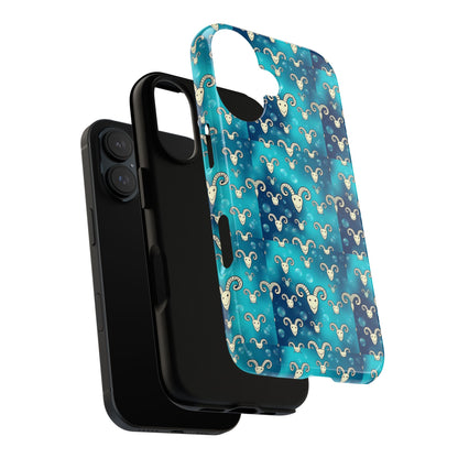 Tough Cases, Aries, Zodiac v1, Bubble Pattern