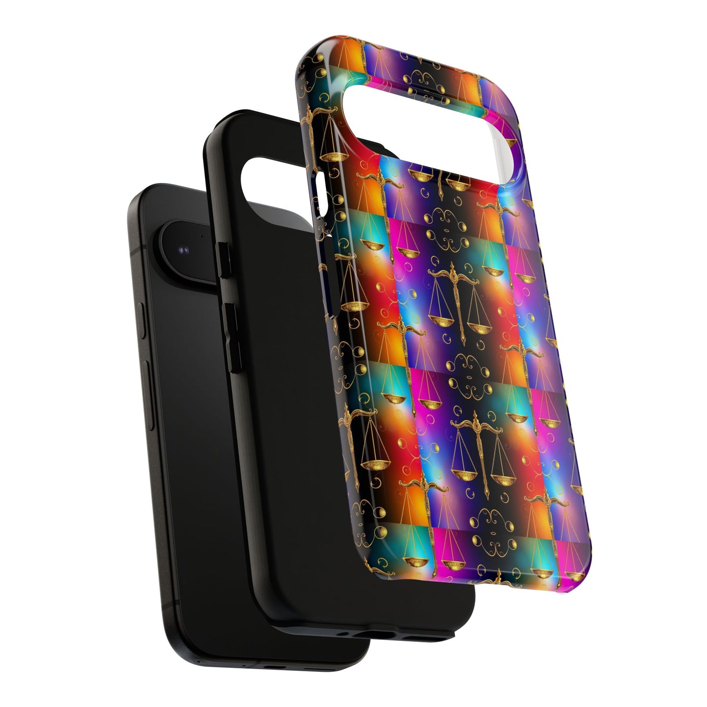 Tough Cases, Libra, Zodiac v1, Metal Pattern