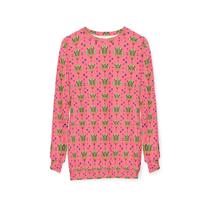 Unisex Sweatshirt (AOP), Aquarius, Zodiac v4, Jewel Pattern
