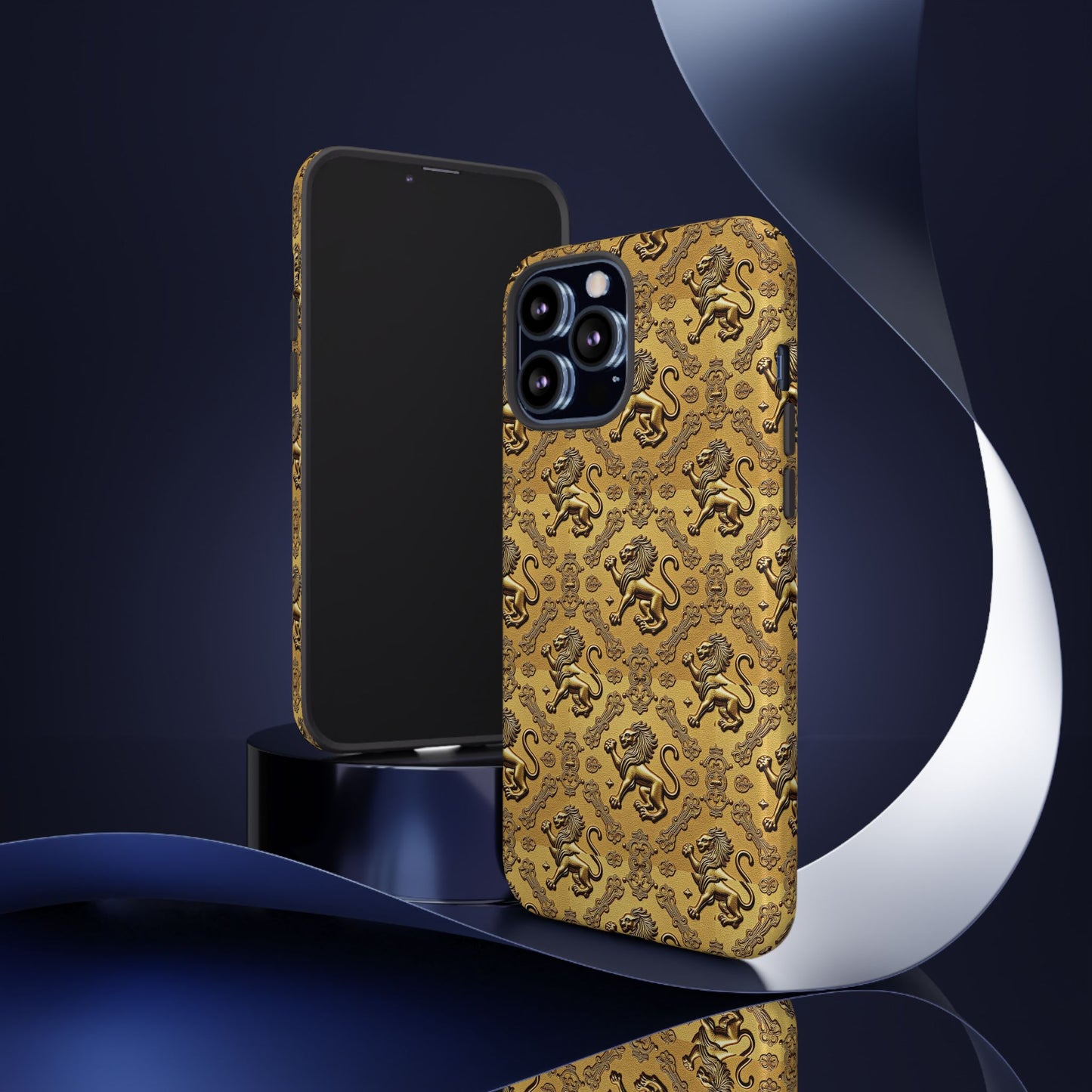 Tough Cases, Leo, Zodiac, Metal Pattern