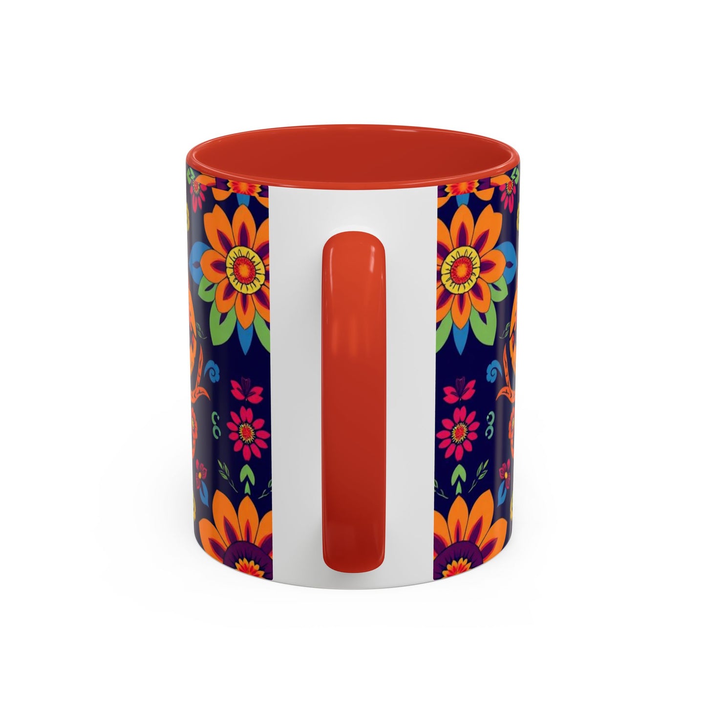 Accent Coffee Mug, Cancer, Zodiac, Flower Pattern, (11, 15oz)