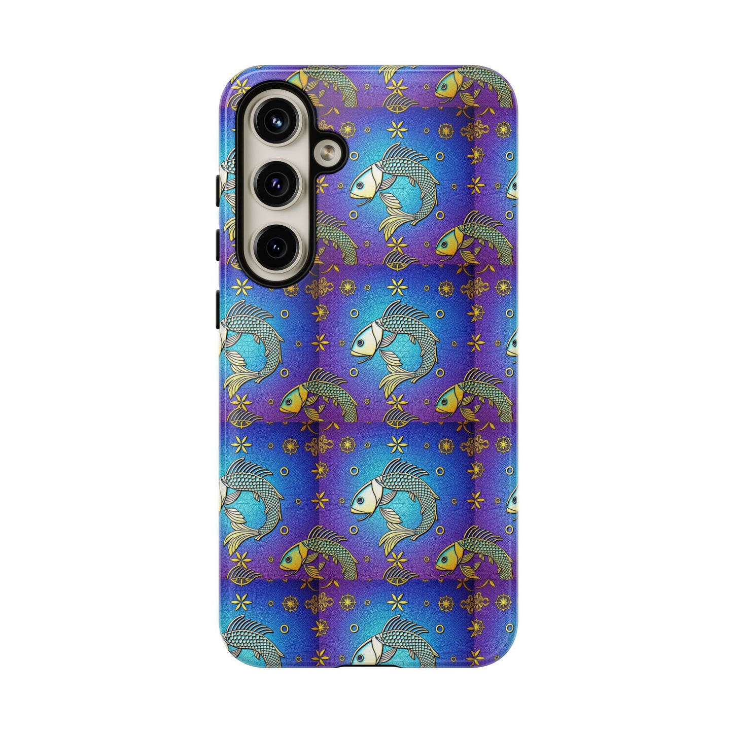 Tough Cases, Pisces, Zodiac v2, Metal Pattern