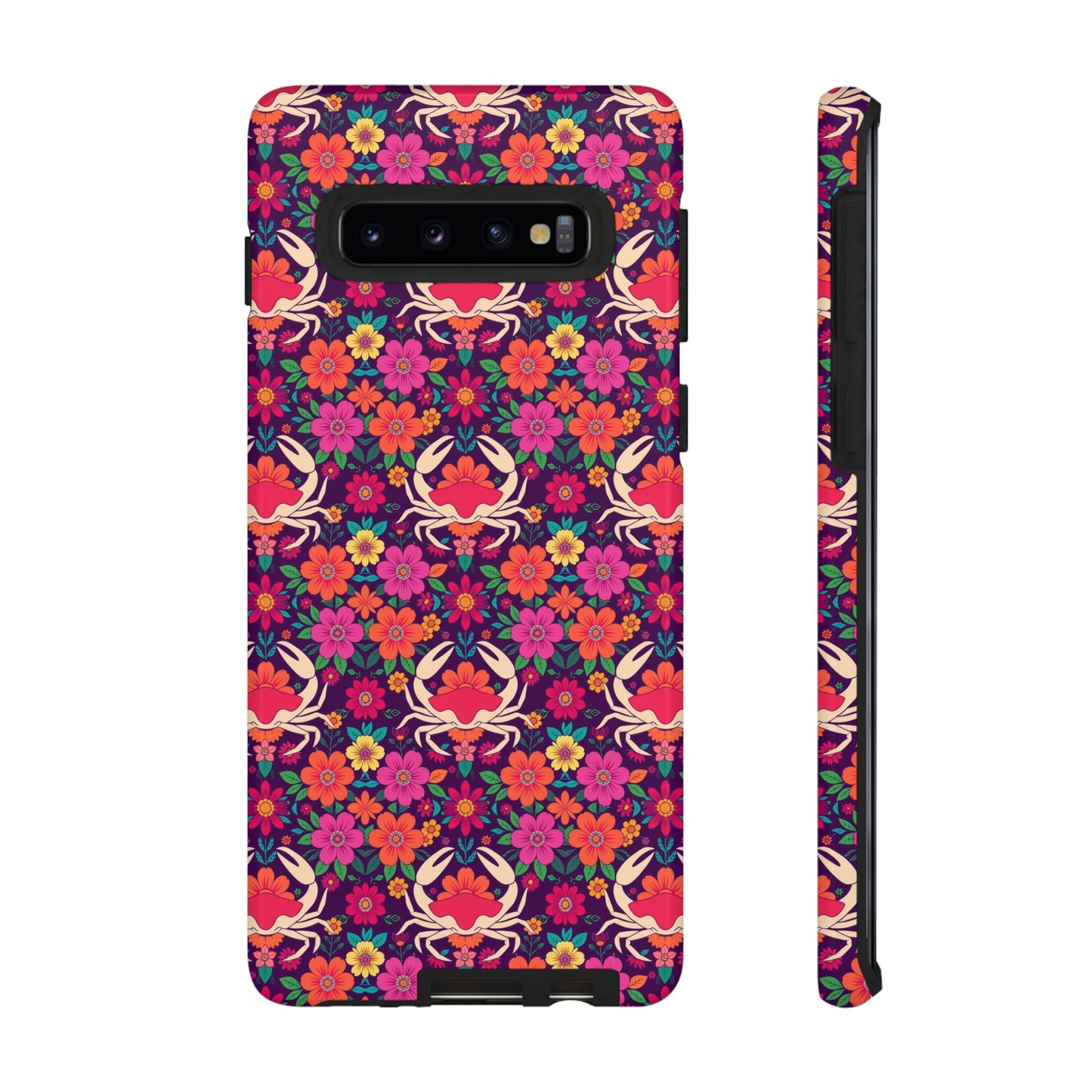 Tough Cases, Cancer, Zodiac v1, Flower Pattern