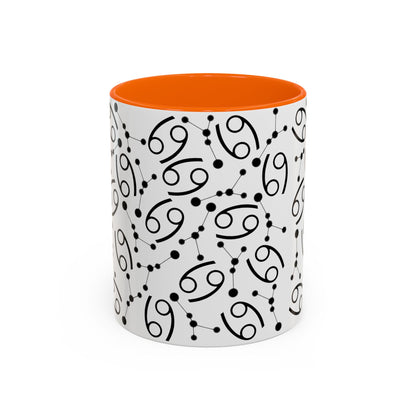 Accent Coffee Mug with the Cancer sign (11, 15oz)