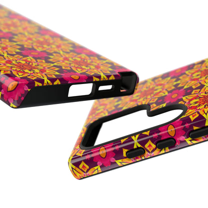 Tough Cases, Scorpio, Zodiac v1, Flower Pattern
