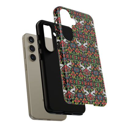 Tough Cases, Taurus, Zodiac v2, Flower Pattern