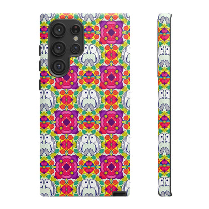 Tough Cases, Pisces, Zodiac v2, Flower Pattern