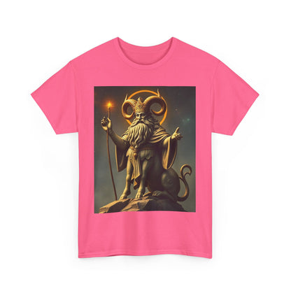 Unisex Heavy Cotton T-Shirt, Taurus God, Zodiac Design