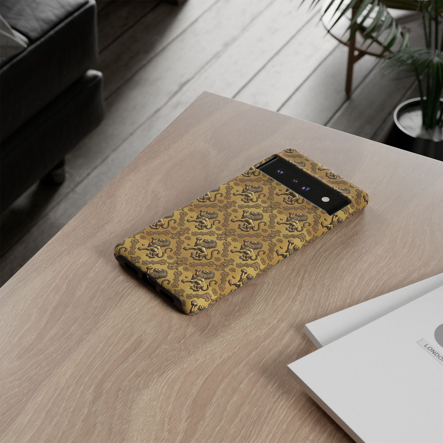 Tough Cases, Leo, Zodiac, Metal Pattern