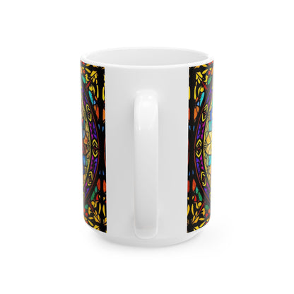 Ceramic Mug, (11oz, 15oz), Ceramic Coffee Mug, AOP, Glass Design v1, Aries Zodiac