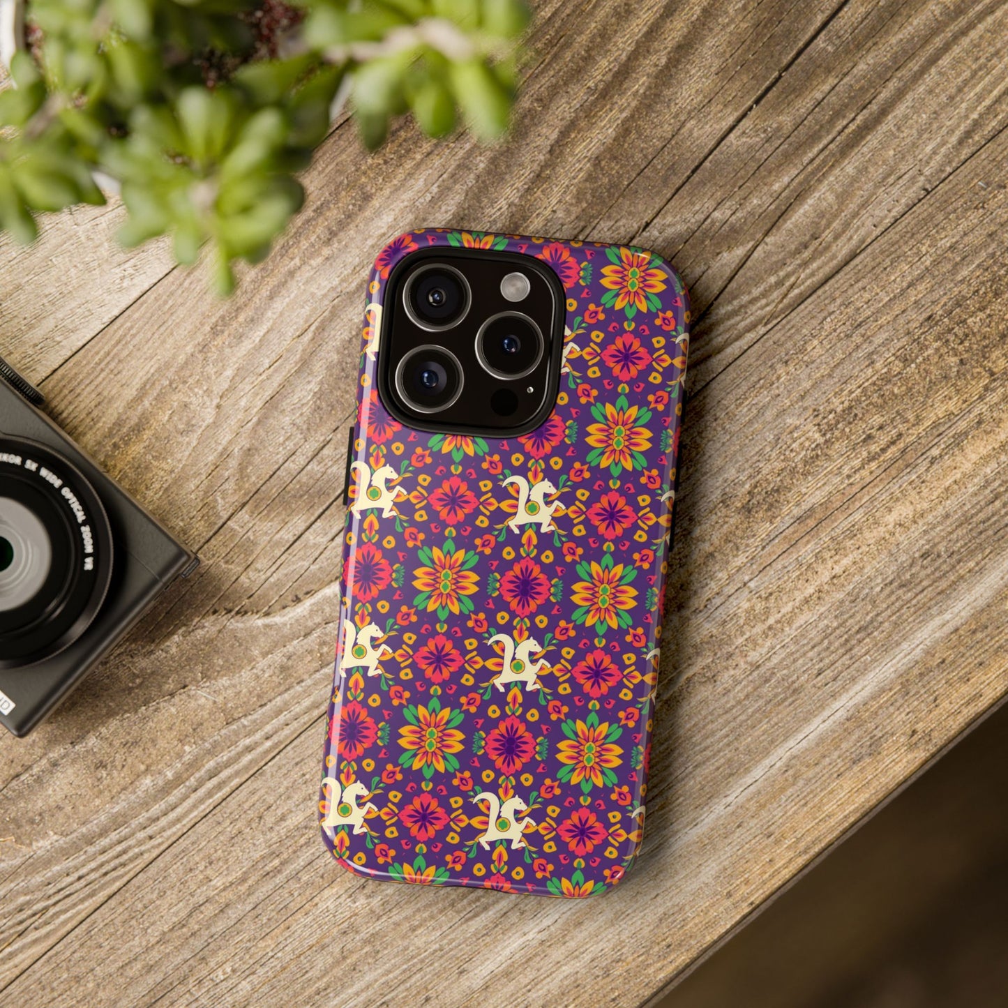 Tough Cases, Aquarius, Zodiac v1, Flower Pattern