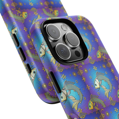 Tough Cases, Pisces, Zodiac v2, Metal Pattern