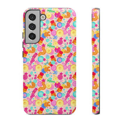 Tough Cases, Sagittarius, Zodiac v2, Bubble Pattern