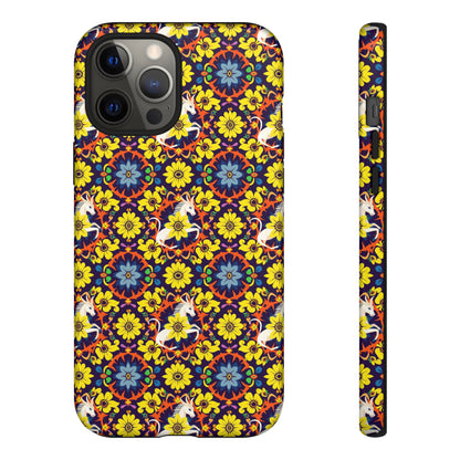 Tough Cases, Aquarius, Zodiac v3, Flower Pattern
