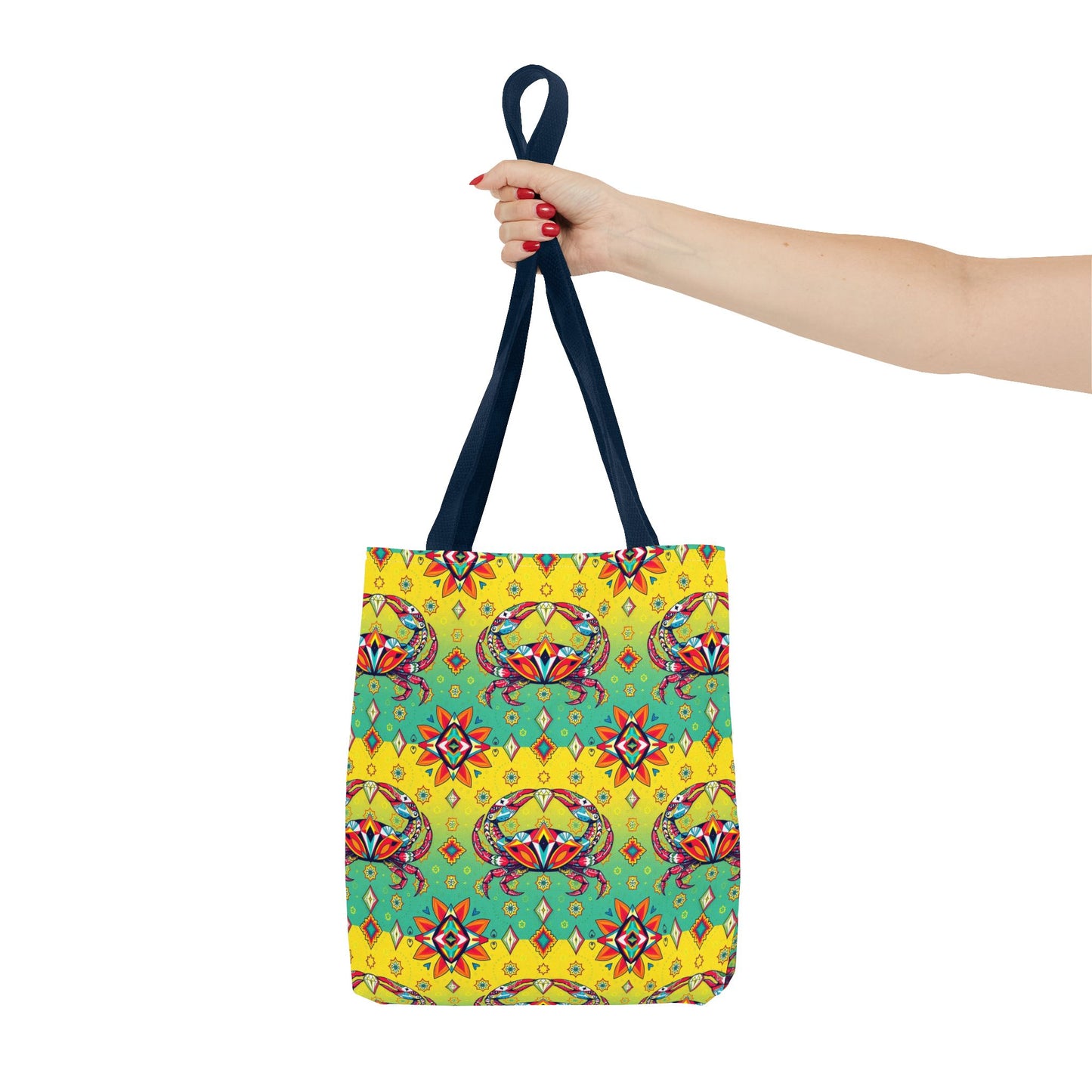 Tote Bag (AOP), Cancer, Zodiac, Jewel Pattern
