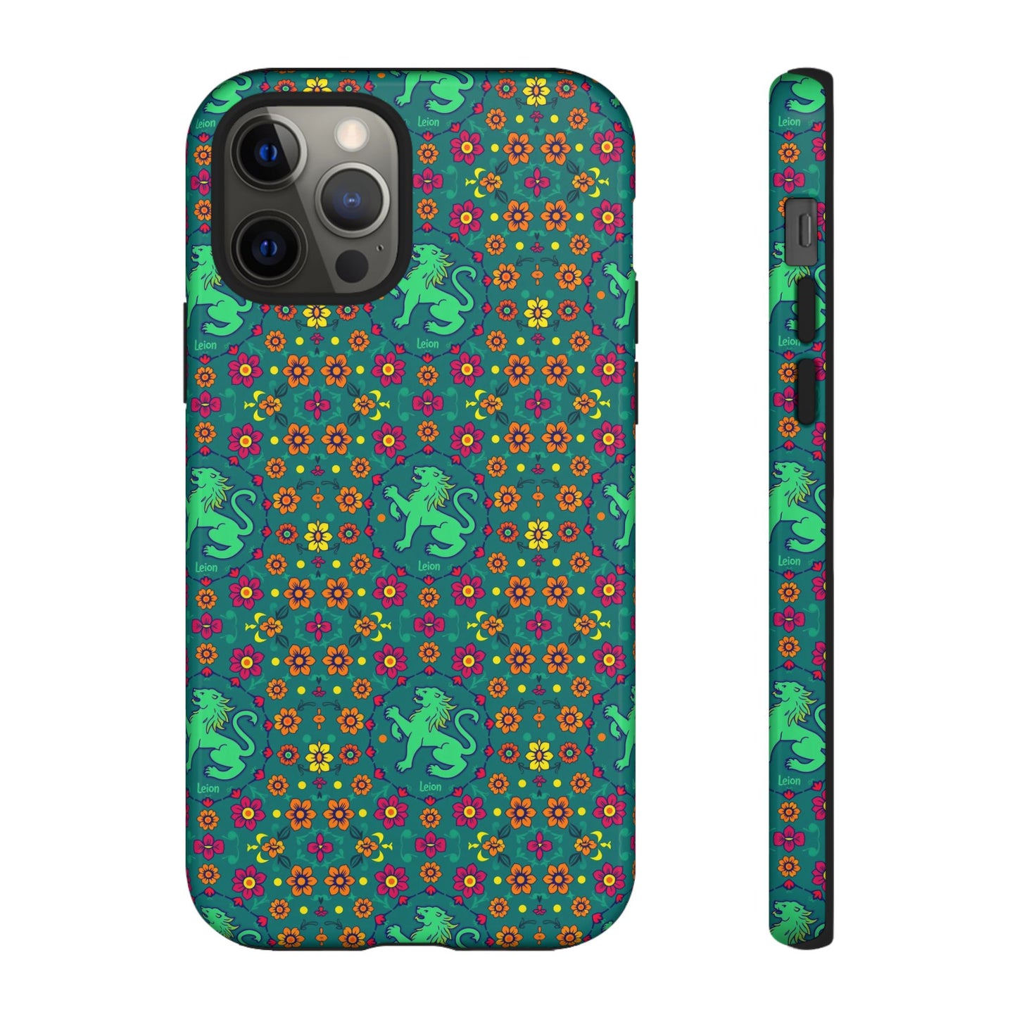Tough Cases, Leo, Zodiac v3, Flower Pattern