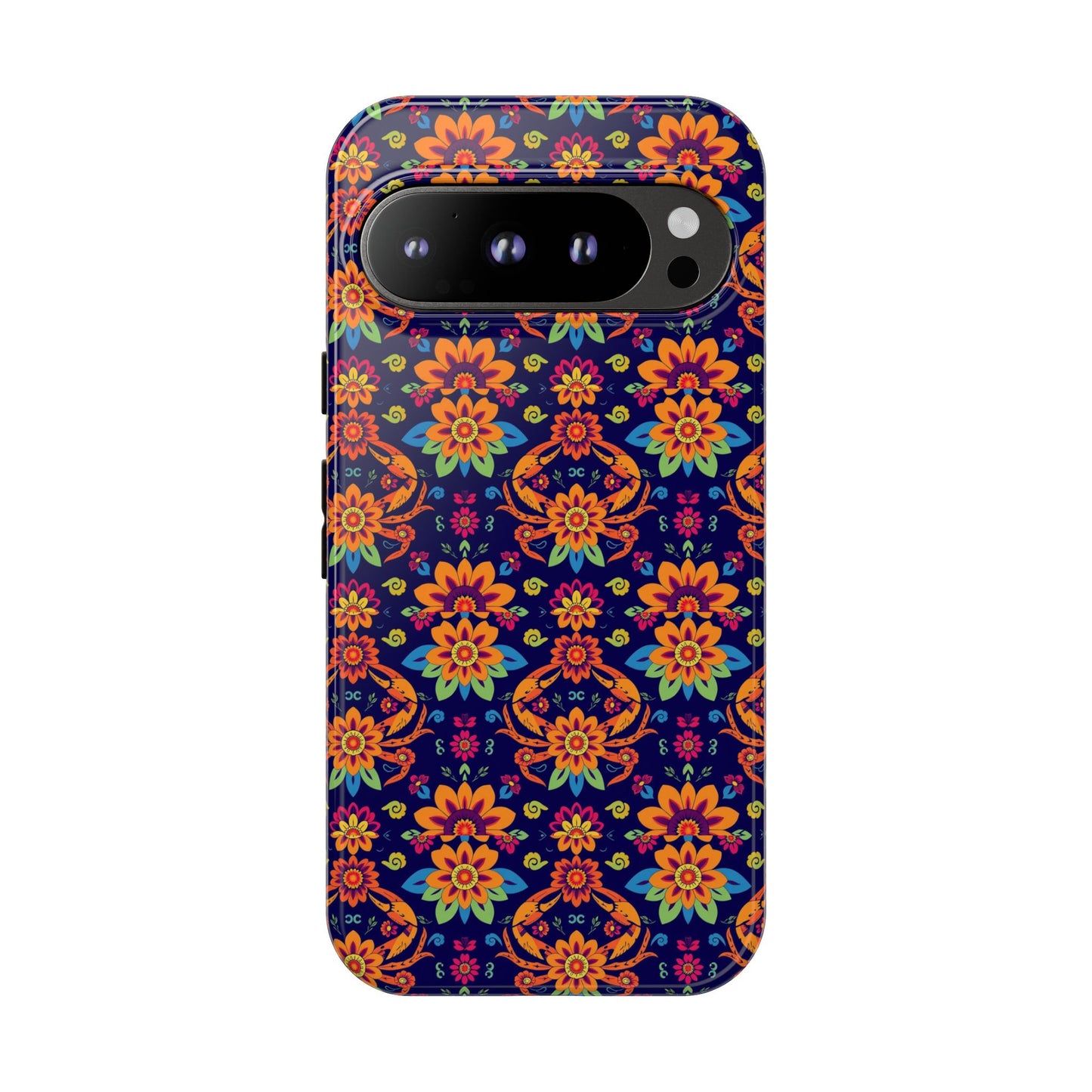 Tough Cases, Cancer, Zodiac, Flower Pattern