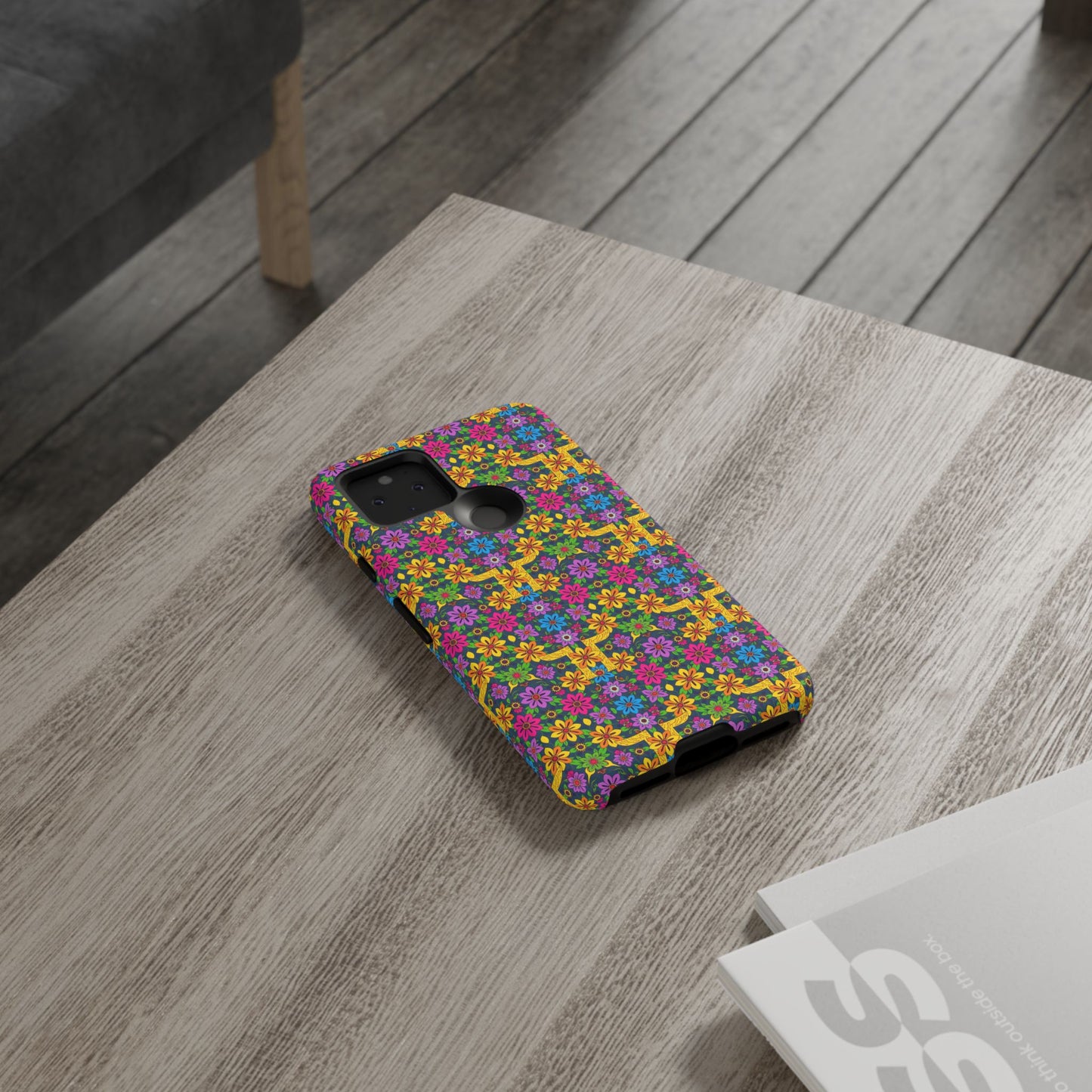 Tough Cases, Gemini, Zodiac v3, Flower Pattern