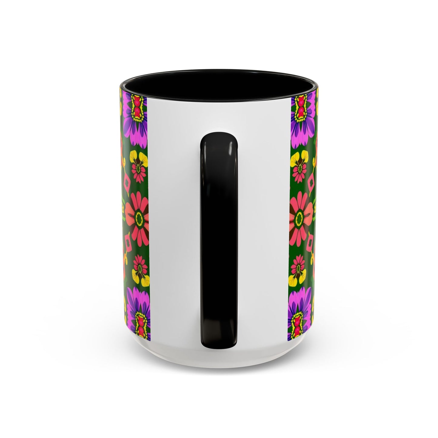 Accent Coffee Mug, Libra, Zodiac, Flower Pattern, (11, 15oz)