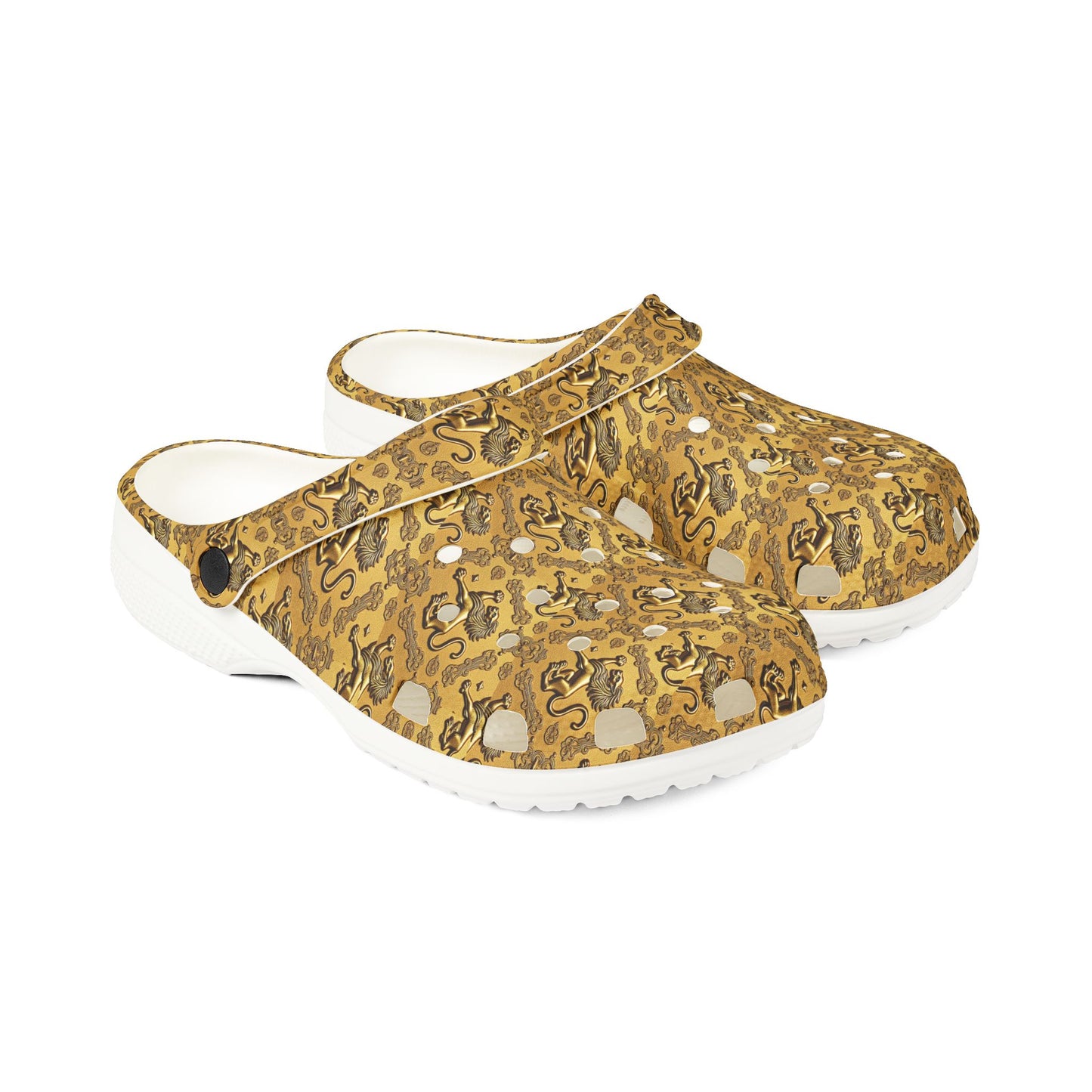 EVA Foam Rubber Shoes, (AOP), Leo, Zodiac v1, Pattern