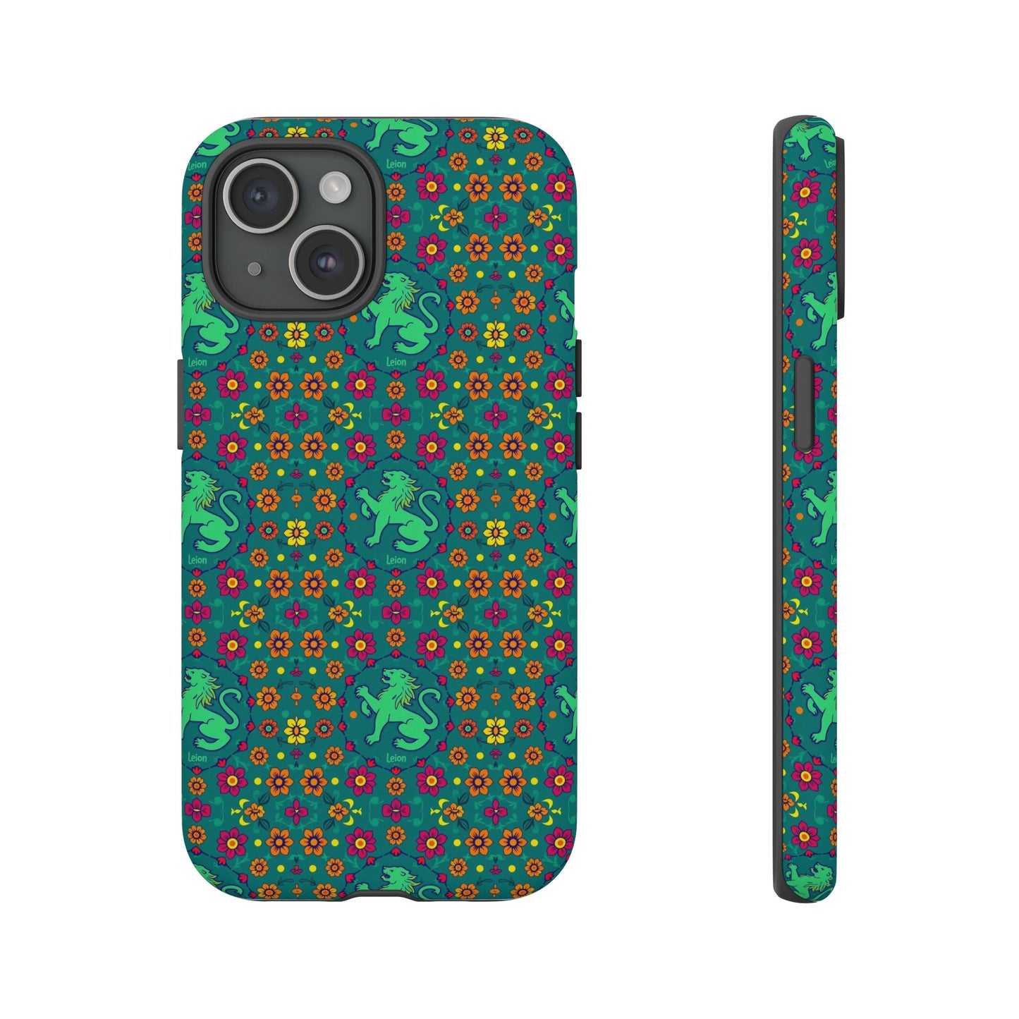 Tough Cases, Leo, Zodiac v3, Flower Pattern