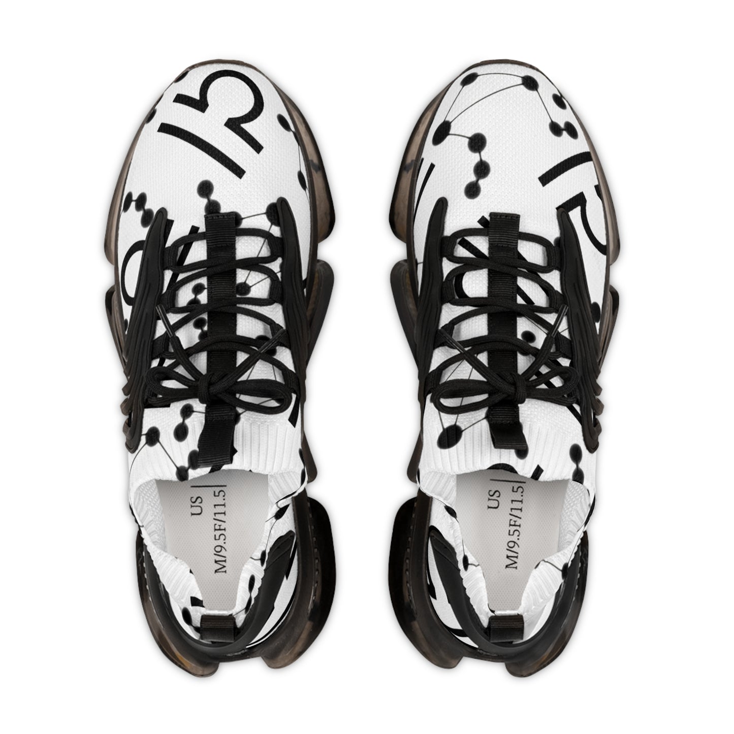 Men's Mesh Sneakers, Libra Zodiac Sign, all over print