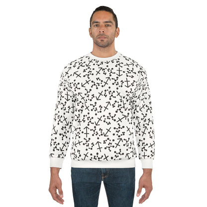 Zodiac AOP Unisex Sweatshirt Sagittarius Zodiac Sign