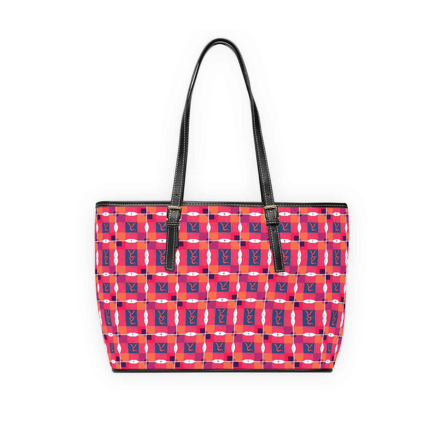 Leather Shoulder Bag, Sagittarius, Zodiac v1, Shapes Pattern