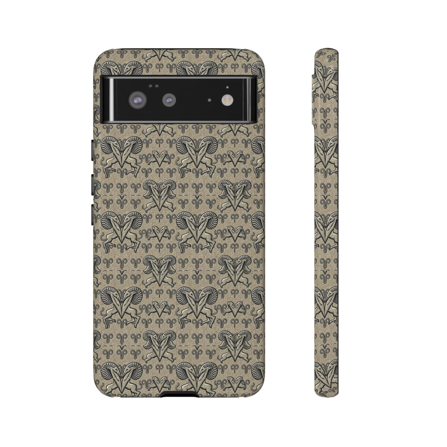 Tough Cases, Aries, Zodiac, Metal Pattern