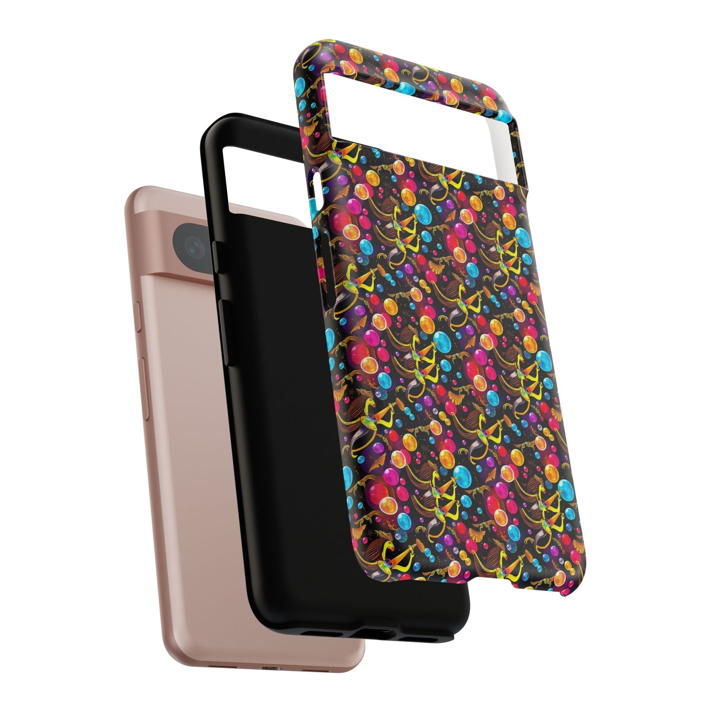 Tough Cases, Sagittarius, Zodiac v1, Bubble Pattern