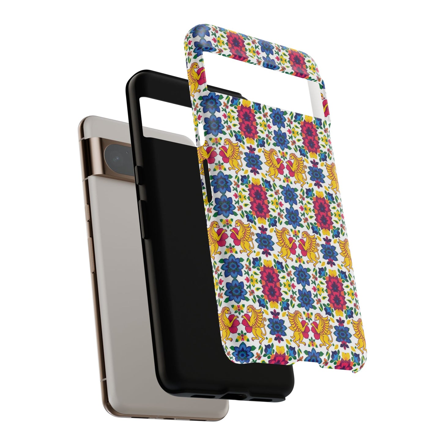 Tough Cases, Gemini, Zodiac, Flower Pattern