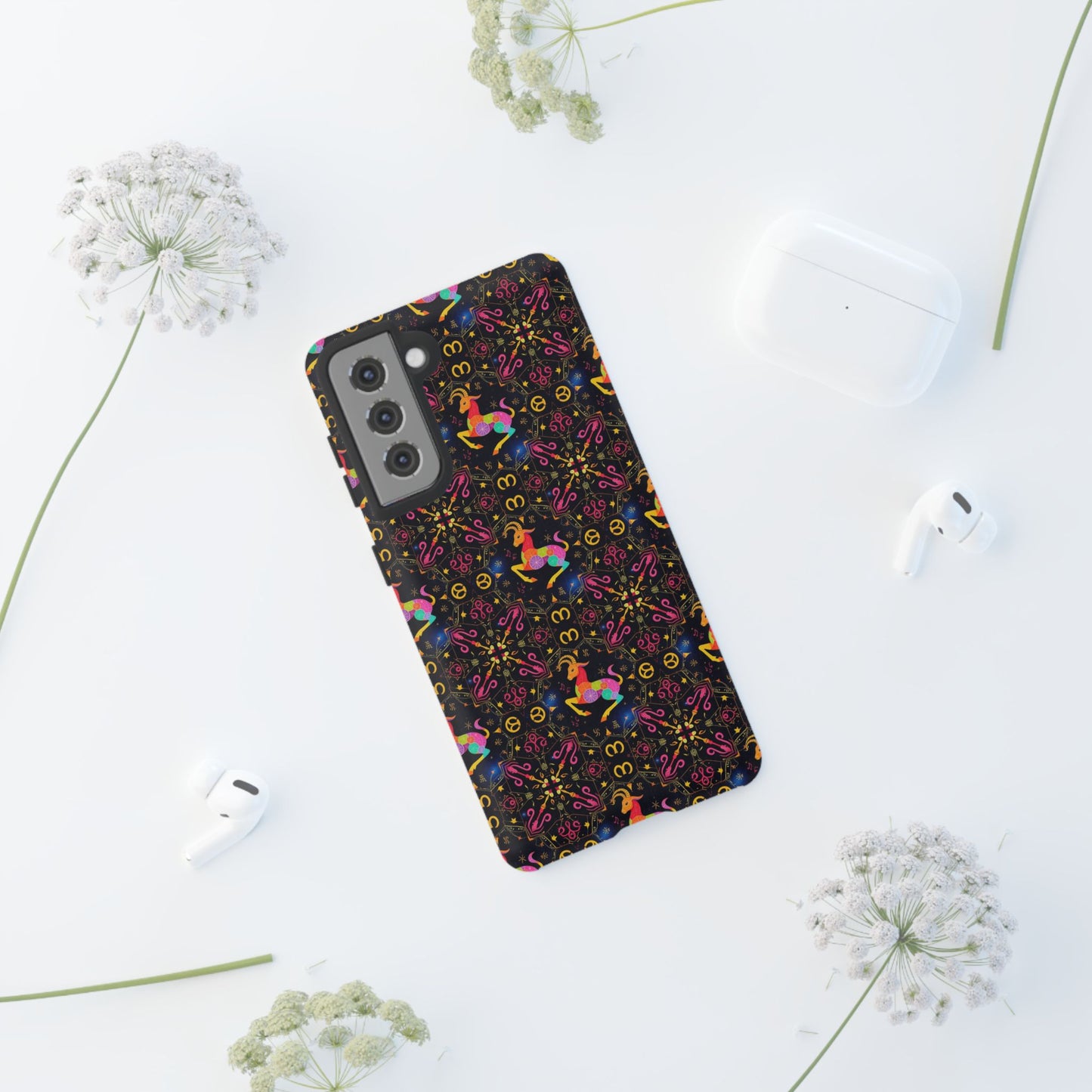 Tough Cases, Capricorn, Zodiac v2, Metal Pattern