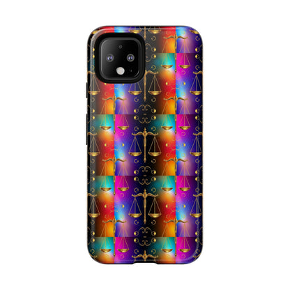 Tough Cases, Libra, Zodiac v1, Metal Pattern