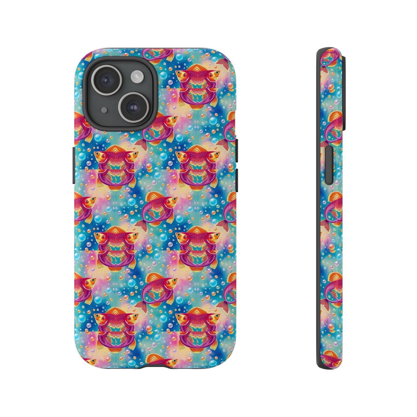 Tough Cases, Pisces, Zodiac v1, Bubble Pattern