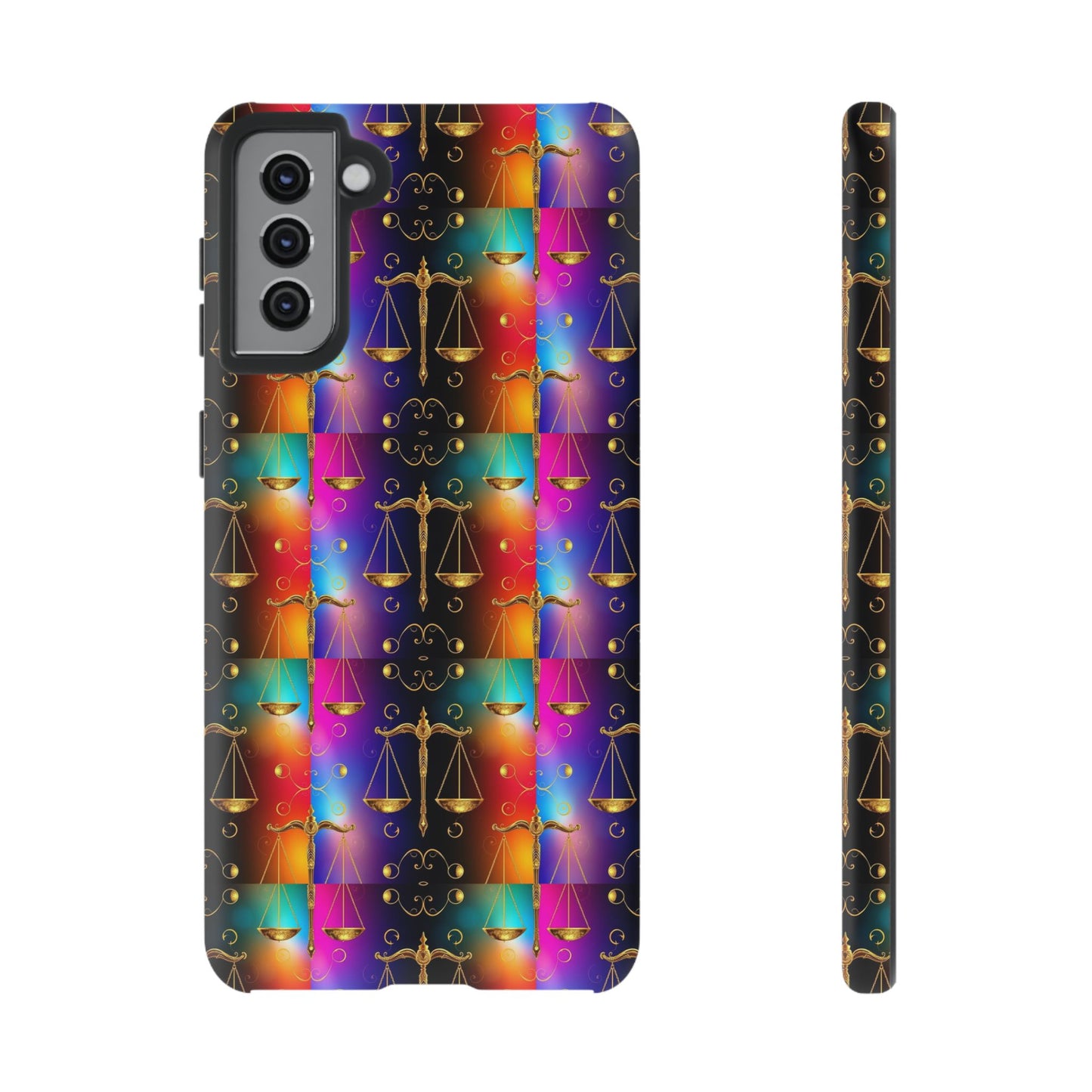 Tough Cases, Libra, Zodiac v1, Metal Pattern