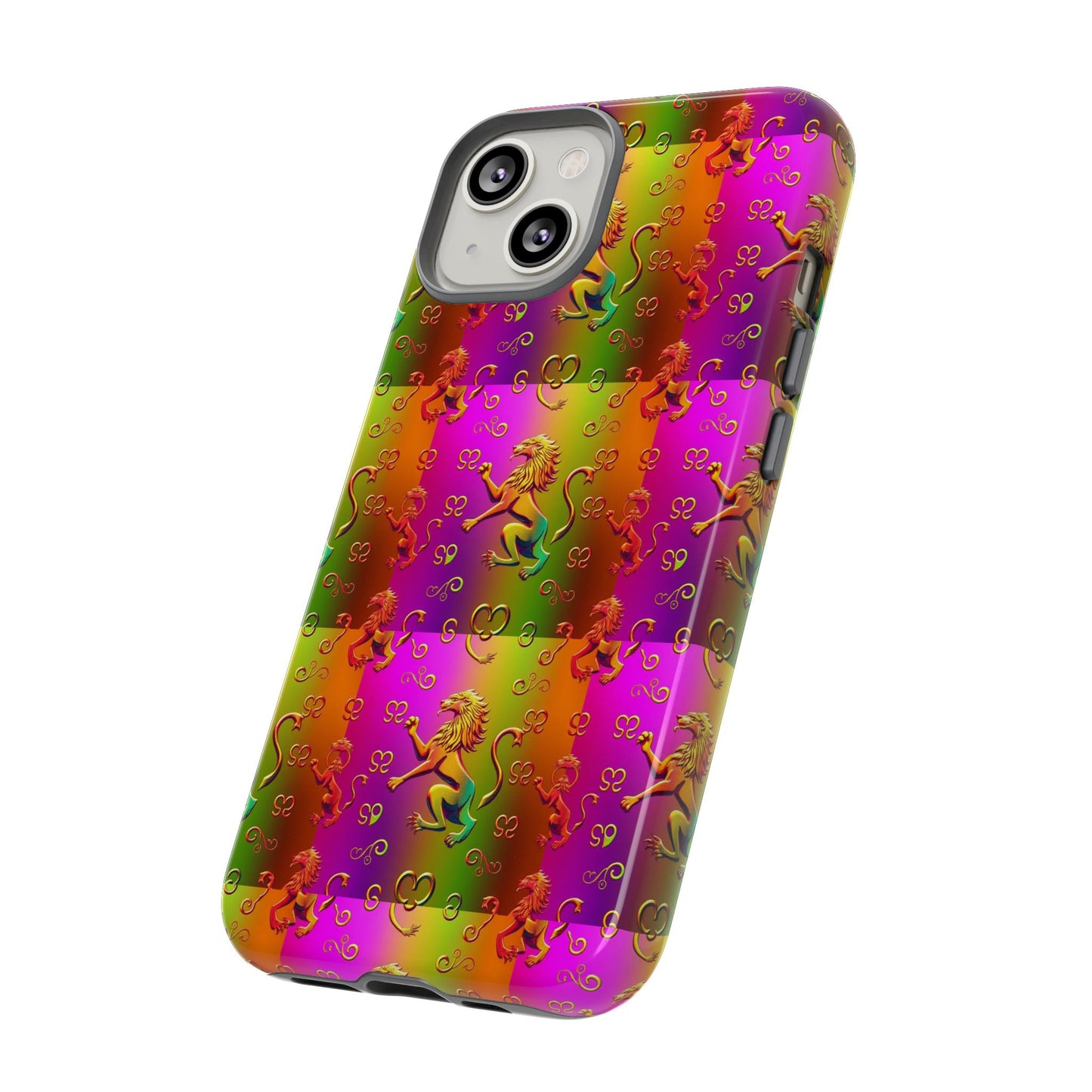 Tough Cases, Leo, Zodiac v1, Metal Pattern