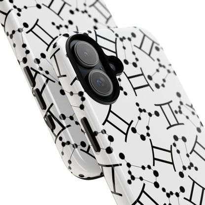 Tough Cases with the Gemini Zodiac sign for iPhone, Samsung Galaxy, and Google Pixel devices